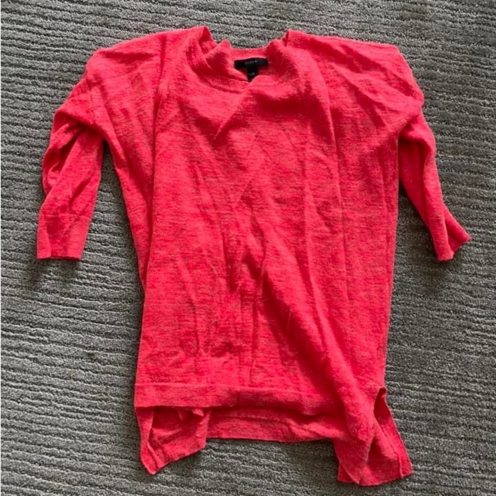 Coral Jcrew Sweater